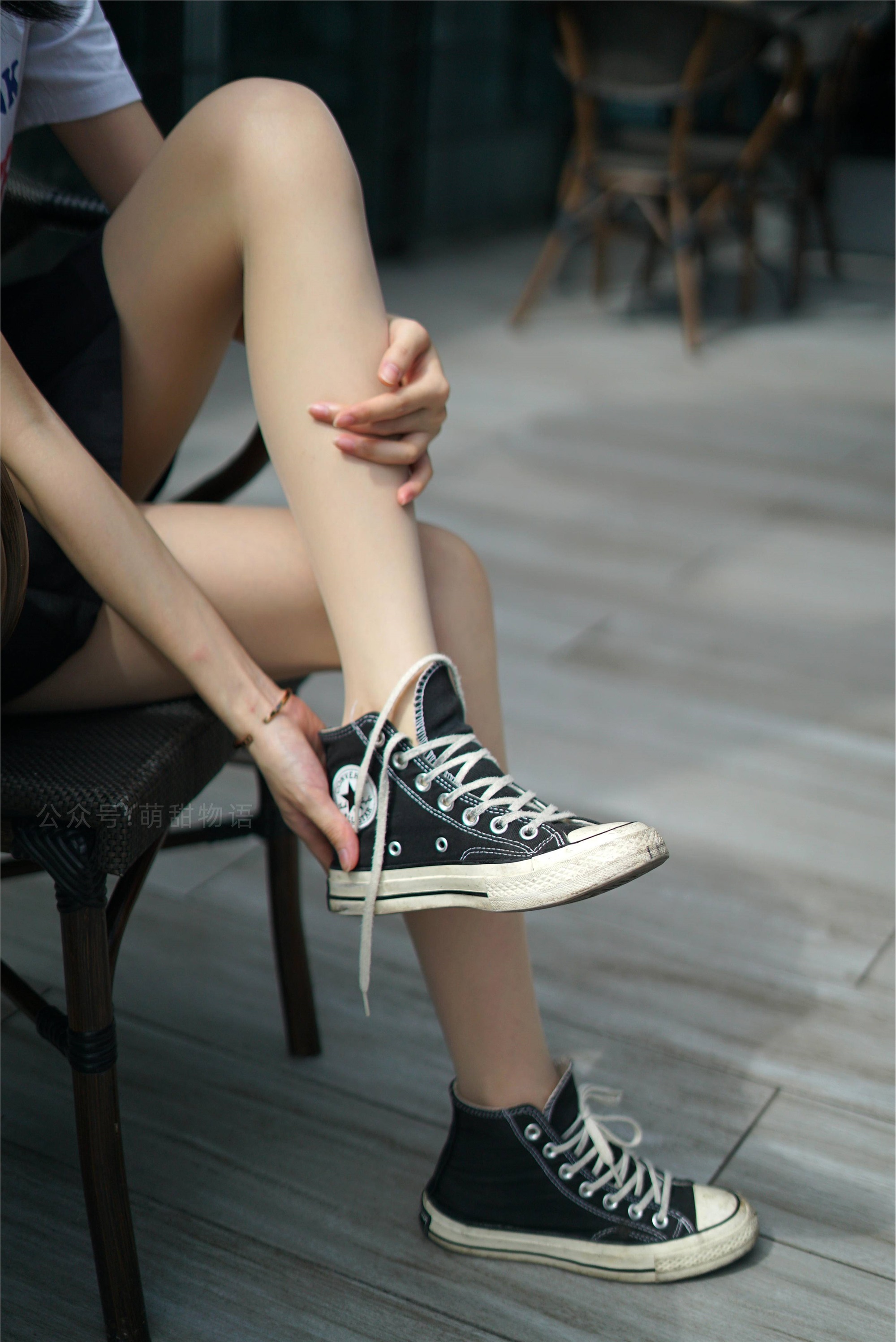 萌甜物语 XM107《清纯百褶裙-腿腿》